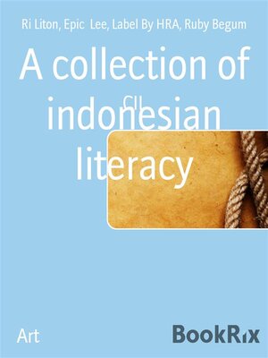 cover image of A collection of indonesian literacy